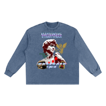 Load image into Gallery viewer, Washed Oversize S12 EGO Long Sleeve T-shirt