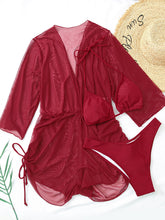 Load image into Gallery viewer, Women's Cozey Bikini Three-Piece Set