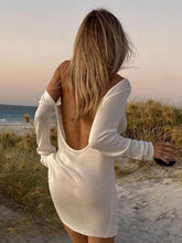 Load image into Gallery viewer, The sun bikini knitted cover-up dress