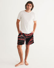 Load image into Gallery viewer, Red Rose Men's Swim Trunk