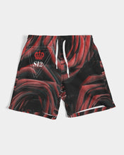 Load image into Gallery viewer, Red Rose Men's Swim Trunk