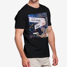 Load image into Gallery viewer, NPR Blue City Street Black T-Shirt