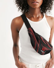 Load image into Gallery viewer, Red Rose Crossbody Sling Bag