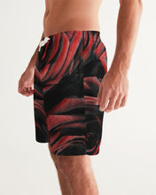 Load image into Gallery viewer, Red Rose Men's Swim Trunk