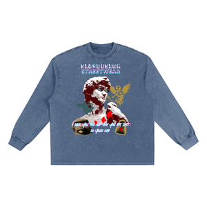 Washed Oversize S12 EGO Long Sleeve T-shirt