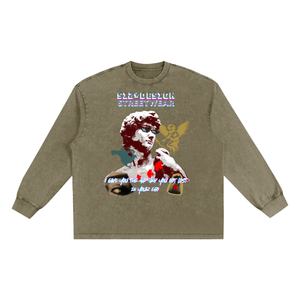 Washed Oversize S12 EGO Long Sleeve T-shirt