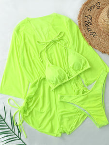 Women's Cozey Bikini Three-Piece Set