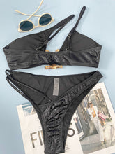Load image into Gallery viewer, The Blanco Cutout Shoulder Bikini
