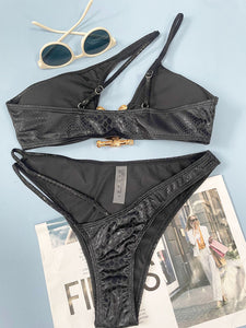 The Blanco Cutout Shoulder Bikini