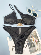 Load image into Gallery viewer, The Blanco Cutout Shoulder Bikini
