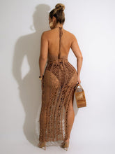 Load image into Gallery viewer, Women&#39;s long fringed  beach skirt
