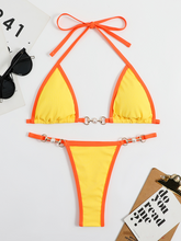 Load image into Gallery viewer, Color Pearl swimwear bikini suit
