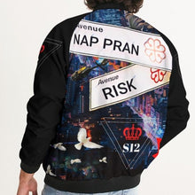 Load image into Gallery viewer, NPR Blue City Men&#39;s Bomber Jacket
