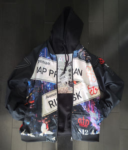 NPR Blue City Men's Bomber Jacket